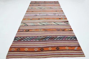 5.8x11.6 Ft Oversized Rug, Oushak Turkish Rug, Vintage Rug, Wool Rug, 6x12 Kilim - Picture 1 of 10