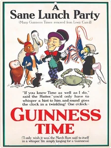 Guinness Time Sign Metal 9x12 Sane Lunch Party USA Free Shipping - Picture 1 of 5