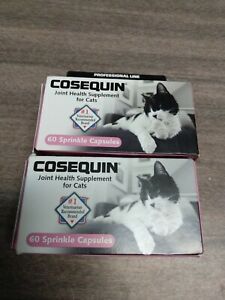 NUTRAMAX COSEQUIN CATS TWO PACK MAXIMUN STRENGTH PLUS BOSWELLIA 60x 2 SPRINKLE 