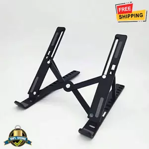 Foldable Laptop Stand - Ergonomic, Cooling, Space-Saving, Adjustable Height - Picture 1 of 9