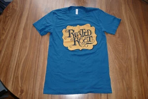 Vintage Rusted Root T-Shirt - Blue Jam Band Concert Tee - Size Small - Picture 1 of 6