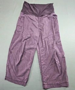 Pantalones de yoga Lululemon púrpura uva cintura alta elásticos pierna ancha - Imagen 1 de 12