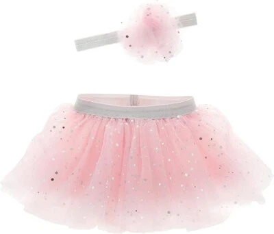 Girls Tutu and Head Band Costume Set, Shimmer Pink, Size 4T-6 - Image 1 of 4