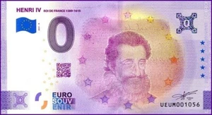 UEUM / HENRI IV / BILLET 0 € / NULL EURO-SCHEIN / 0 € 2021-9 - Picture 1 of 1