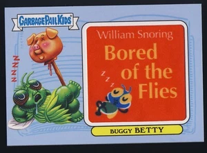 GPK Garbage Pail Kids 2022 Bored of the Flies Logo Patch Relic Buggy Betty /199 - Picture 1 of 2