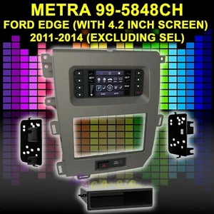 Metra 99-5848CH FOR 2011-14 FORD EDGE DOUBLE DIN CAR RADIO DASH KIT W/ A/C PANEL - Picture 1 of 2