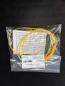 Qty-2. 2M SC to LCFiber Optic Duplex Single-Mode Optical Patch Cable Cord OFNR - Picture 1 of 1