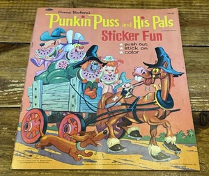 1964 HANNA BARBERA PUNKIN PUSS AND HIS PALS AUFKLEBER FUN BUCH RAR - Bild 1 von 7