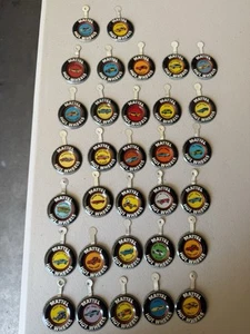 32 Hot Wheels Tin Badges 1967-1969  - Picture 1 of 5