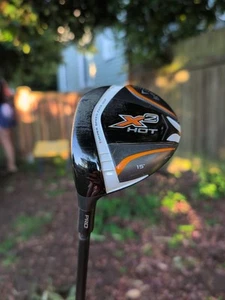 Callaway X2 Hot 3 Wood 15 LH Aldila Tour Green ATX 75 Stiff Flex Shaft - Picture 1 of 9