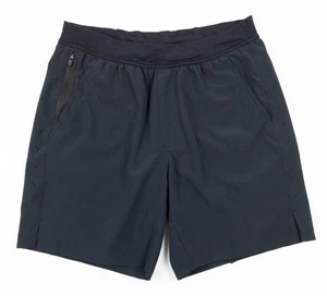 Zehntausend Intervall Shorts Herren Medium gefüttert schwarz Kordelzug 7" Schrittlänge - Bild 1 von 10