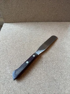 Vintage Vanadium Flint Arrowhead Spatula Cake Icing Spreader Black 4” Blade USA! - Picture 1 of 4