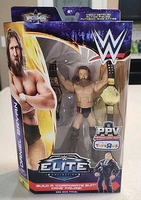 美泰 WWE Elite 系列 DANIEL BRYAN 摔跤狂热 XXX BAF Kane MISB — 第 1/4 张图片
