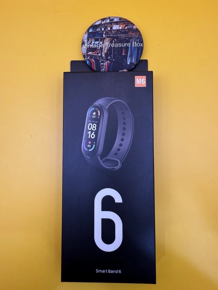 Mi Band 6 Smart Band Fitness Tracker Heart Rate  iOS & Android Pink - Image 1 of 3