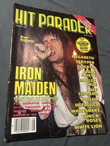 Hit Parader Magazin 1988 Iron Maiden Bruce Dickinson Stryper Van Halen - Bild 1 von 16