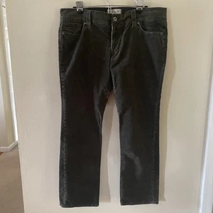 VIN Old Navy Low Rise Skinny Stretch Corduroy Pant 5 Pocket Style 14 Short Green - Picture 1 of 12