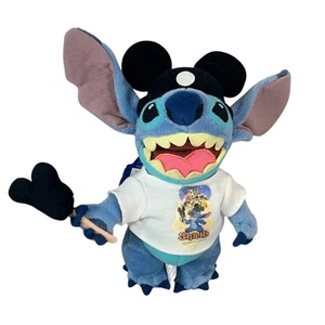 Disneyland World Lilo & Stitch Stitch's Great Escape Mickey Ears Plush Tourist - Picture 1 of 10