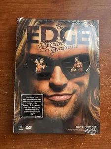 WWE Wrestling Edge - A Decade Of Adventure (DVD, 2008, 3 Disc Set) NEW - Picture 1 of 2