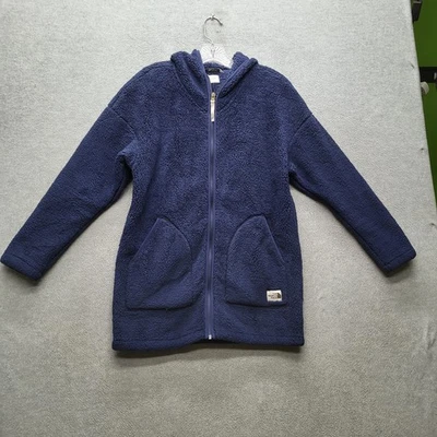 The North Face Girls Hoodie XL (18) Navy Fleece Long Sleeve Campshire - Image 1 of 4