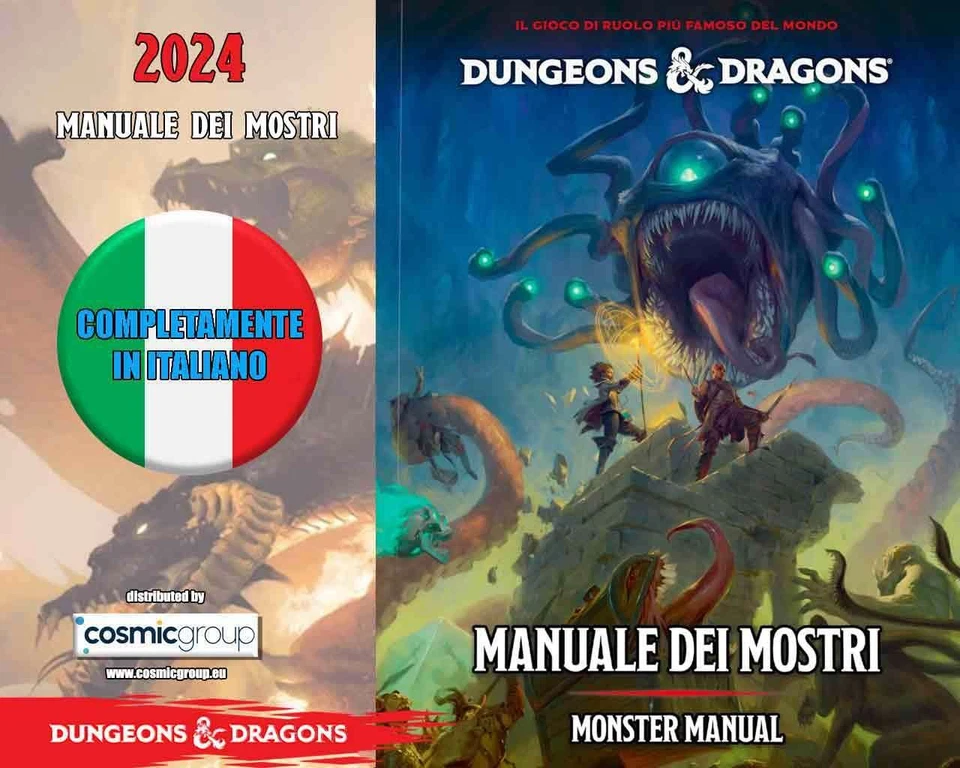 Dungeons & Dragons 2024 ITA MANUALE DEI MOSTRI-Wizard of the Coast - Immagine 1 di 1