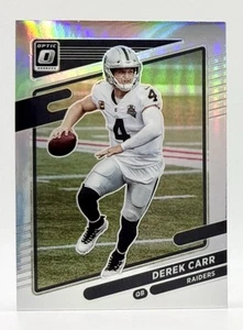 2021 Donruss Optic Holo Prizm #41 Derek Carr Las Vegas Raiders - Picture 1 of 2