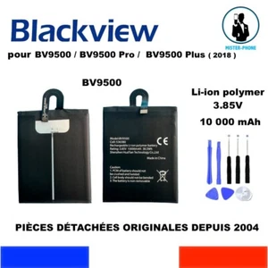 BATTERIE ORIGINALE OEM BLACKVIEW BV9500 BV9500 Pro BV9500 Plus 10 000mAh OUTILS - Photo 1 sur 9