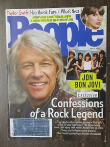 PEOPLE MAGAZINE MAY 6, 2024 JON BON JOVI CONFESSIONS OF ROCK LEGEND TAYLOR SWIFT - Imagen 1 de 2