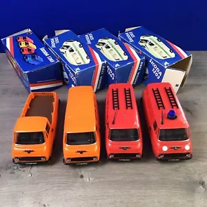 LOTTO 4 GIOCATTOLI VINTAGE SKODA 1203 PLASTICA ATTRITO IN SCATOLA CECOSLOVACCHIA - Foto 1 di 21