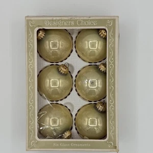 Vintage Krebs Mercury Glass Christmas Ornaments with Gold Crowns Roswell NM - Picture 1 of 14
