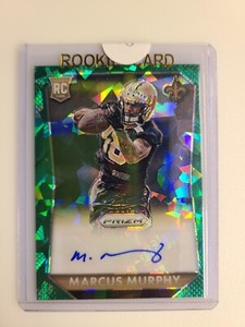 Marcus Murphy Green Ice /75 2015  Prizm Rookie Signatures  New Orleans Saints
