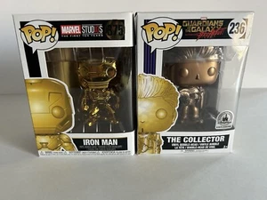 Marvel Golden Funko Pop Lot The Collector (236) And Iron Man - Bild 1 von 6