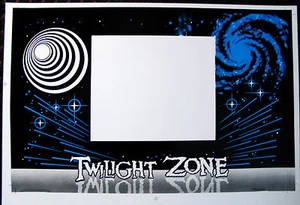 TWILIGHT ZONE Screen Printed Front Panel Cabinet Decal Dutch Auction - RARE! - Picture 1 of 1