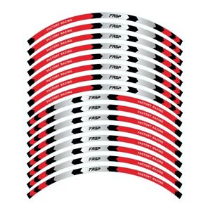 Wheel Stripes RC for Kawasaki Ninja H2R / H2 / Carbon / SX red/silver
