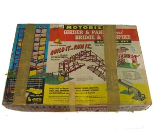 60's KENNER Motorized Girder & Panel Bridge & Turnpike Building Set  - Picture 1 of 9