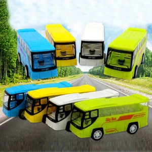City school bus students Shuttle Back school alloy car Child car model Gift T*TM - Picture 1 of 9
