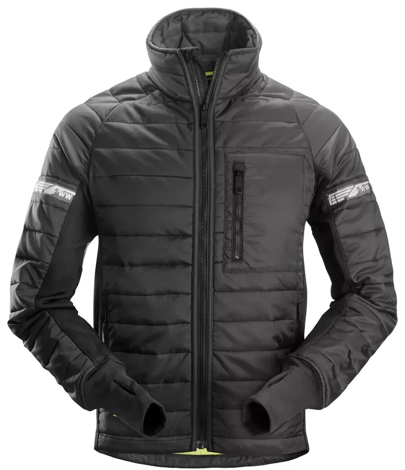 JACKET WORK SITE SNICKERS 8101 ALLROUNDWORK INSULATOR PADDED COAT BLACK - XXL - Image 1 of 1