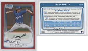 2011 Bowman Chrome Prospects Red Refractor /5 Ethan Martin #BCP179