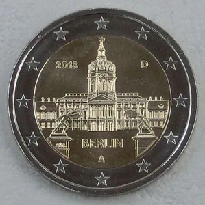 2 euro commemorative coin Germany A 2018 Berlin / Charlottenburg Castle unz. - Picture 1 of 1