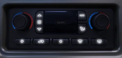 Climate Control Bulb to White LED Upgrade Kit DIY 03-06 GM Silverado Tahoe New - Image 1 of 4