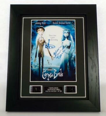 LUCKY MONKEY GIFTS CORPSE BRIDE GIFT SIGNED PREPRINT + ORIGINAL RARE FILM CELLS MOVIE MEMORABILIA