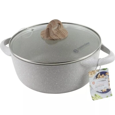 MASTER CLASS Masterclass Premium Cookware Collection 9.5" Casserole Pan Pot 4.3 qt Gray