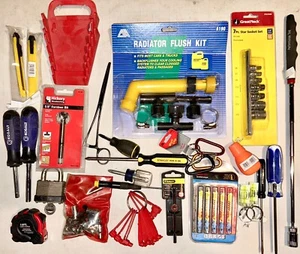 MYSTERY LOT OF TOOLS, SOCKETS, SCREWDRIVERS, HOUSEHOLD GOODS - Picture 1 of 5