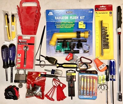 MYSTERY LOT OF TOOLS, SOCKETS, SCREWDRIVERS, HOUSEHOLD GOODS - Image 1 of 4