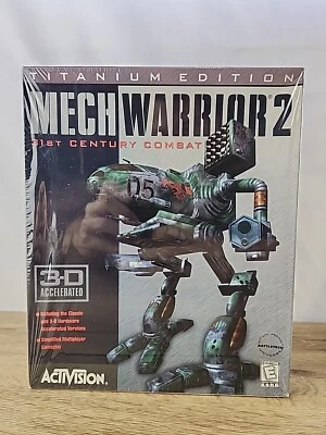 NEW & Sealed - MechWarrior 2: Titanium Edition (PC, 1998, CD-ROM) Big Box RARE - Image 1 of 4