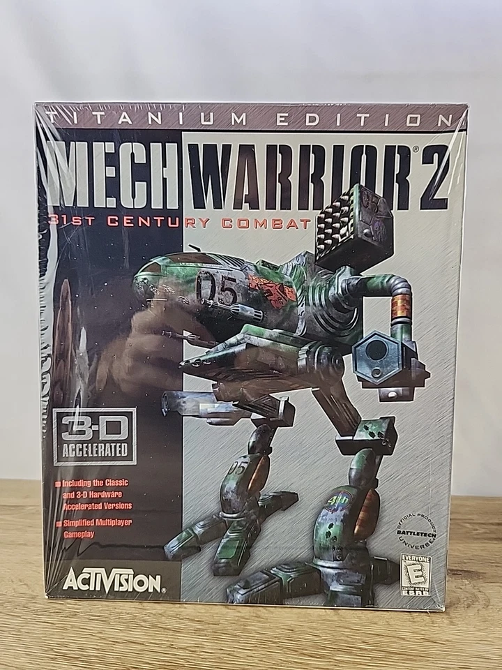 NEW & Sealed - MechWarrior 2: Titanium Edition (PC, 1998, CD-ROM) Big Box RARE - Image 1 of 4