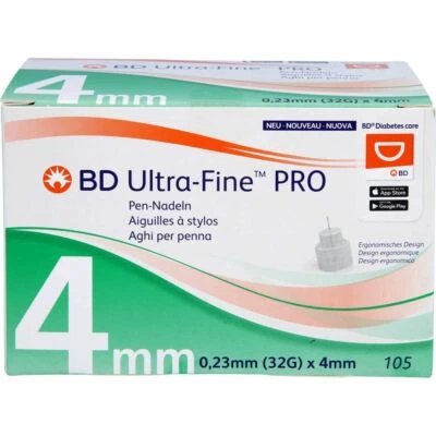 1001 ARTIKEL MEDICAL GMBH BD ULTRA-FINE PRO Pen-Nadeln 4 mm 32 G 0,23 mm 105 St PZN16327192