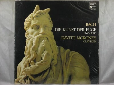 Bach - Die Kunst der Fuge - Davitt Moroney - 2LP Harmonia Mundi HMC 1169.70 - Image 1 of 4