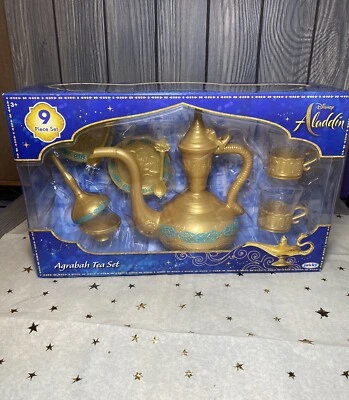 Disney Aladdin Agrabah Tea Play Set 9 Piece Princess Jasmine NEW! - Image 1 of 4