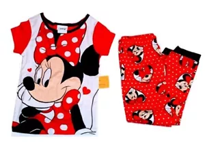 MINNIE MOUSE 2 PIEZAS. JUEGO DE PIJAMA MANGA CORTA -- TALLA 4 -- - Imagen 1 de 3