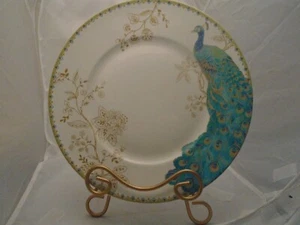 222 Fifth Peacock Garden Dinner Plate(s) Mint Condition - Picture 1 of 2